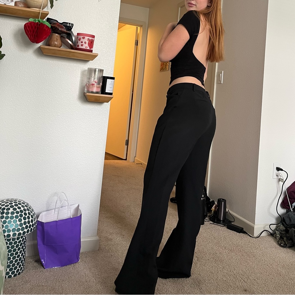 Express editor mid rise bootcut pants